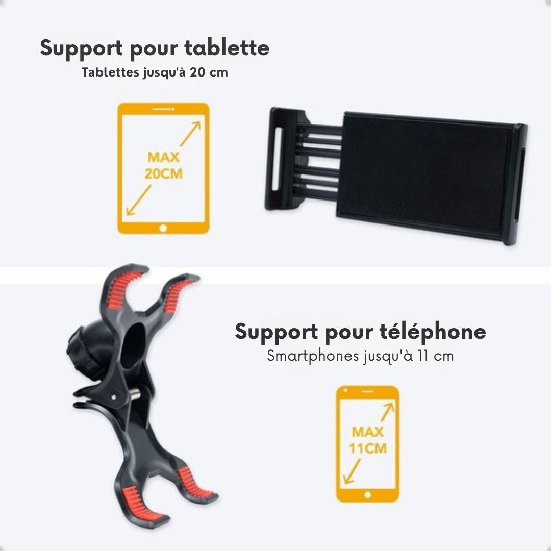 Trépied pour téléphone Studio Me - Support pour tablette - 175 cm - Noir