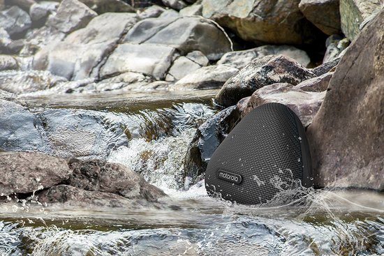 Haut-parleur Motorola SONICBOOST230 - Bluetooth 4.2 - 5 watts - IPX7 - Jusqu'à 24 heures d'autonomie - Noir