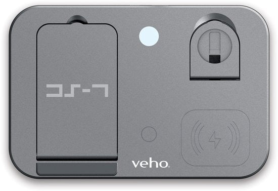 Veho DS-7 station de recharge sans fil avec veilleuse LED