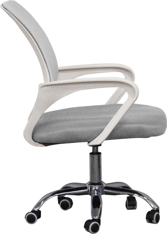 VDD Siège de bureau - gris/blanc - ergonomique - réglable en hauteur