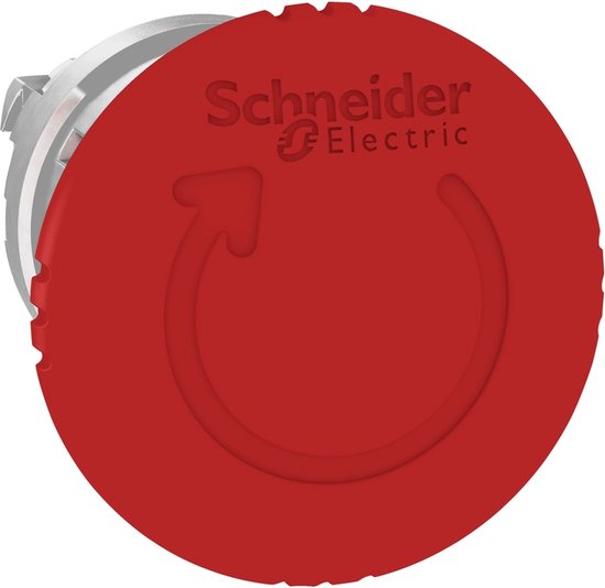 Schneider Electric Élément frontal à bouton-poussoir Harmony (champignon) - ZB4BS844 - E2AP6