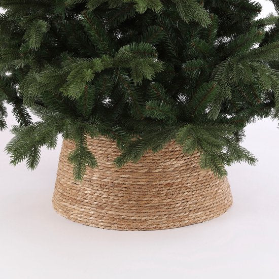 décoration de Noël - House of Seasons - Jupe de sapin de Noël - H26 x Ø50 cm - Seagrass - Natural Brown