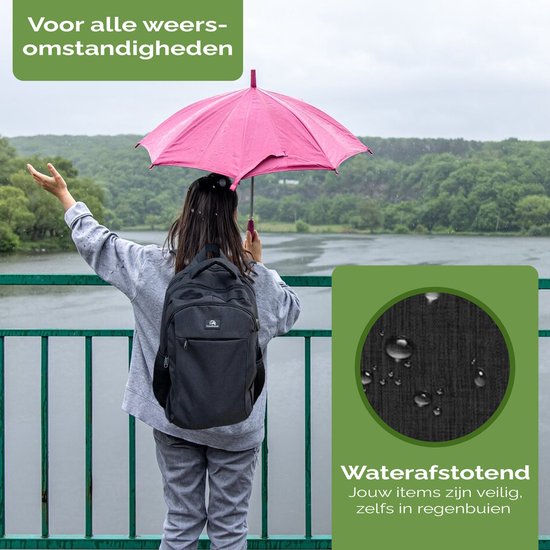 Travelhawk Backpack - 28L - 15.6 inch - Laptop Backpack - Backpacks - Sac à dos - Hommes & Femmes - Water Repellent - With USB Charging Port