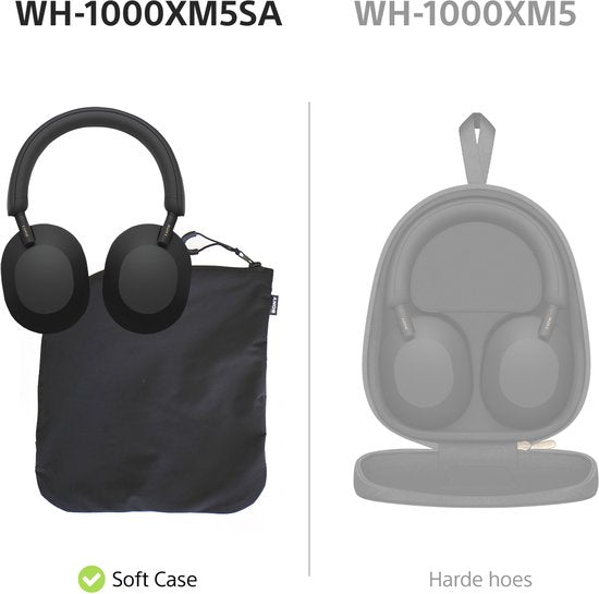 Sony WH-1000XM5SA - Casque d'écoute sans fil avec réduction du bruit - Edition limitée avec étui souple - Noir