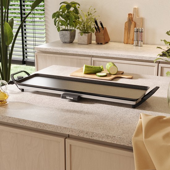 Tristar Griddle - BP-2668 - 1800W - Gourmet, Griddle L 70x23cm - 6-8 personnes
