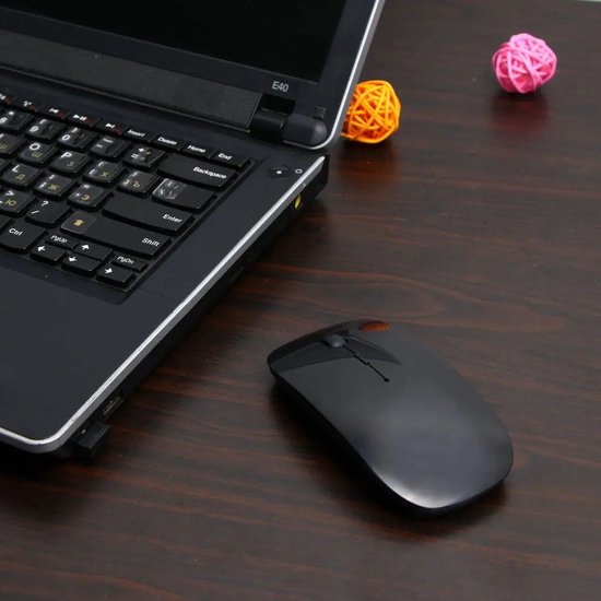 Souris Bluetooth sans fil pour ordinateur portable, PC et Mac - Silent Click