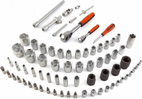 Bahco S800 Jeu de clés à douilles 77 pièces - 1/4" 1/2"
