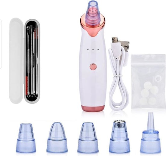 DAKANNA® - Élimination des points noirs - Élimination des points noirs - Élimination des points noirs - Soins du visage - Électrique - Acné - Aspirateur - Soins de la peau - Jeu d'outils multiples