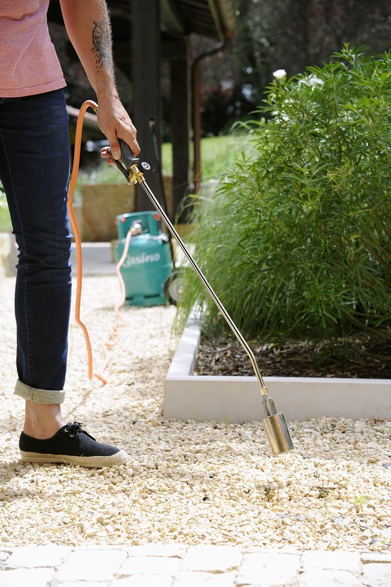 Brûleur de mauvaises herbes à gaz – Hozelock - désherbeur thermique – tuyau 5m