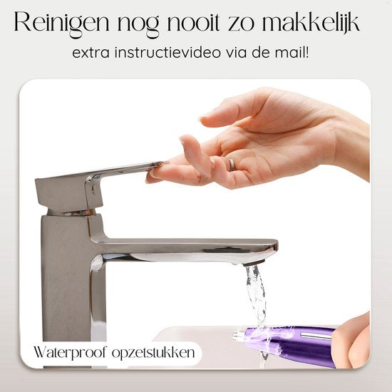 Tondeuse bikini 4 en 1 - Sansbeauté® - Visage - Aisselles - Jambes - Maillot - Tondeuse à sourcils - Epilation visage femmes - Zone intime - Ladyshaves Bikini - Epilateur électrique