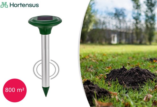 Hortensus - Répulsif solaire contre les taupes - 800 m² - 4 pièces