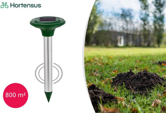 Hortensus - Répulsif solaire contre les taupes - 800 m² - 4 pièces