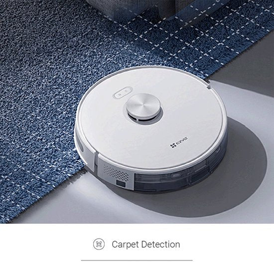 EZVIZ Robot aspirateur et serpillière - RE5 Plus - Contrôle par application - autonettoyant - aspirateur et serpillière