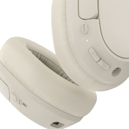Belkin AUD008HQSA casque/écouteurs Casque sans fil Bandeau Appel/musique USB Type-C Bluetooth Sand