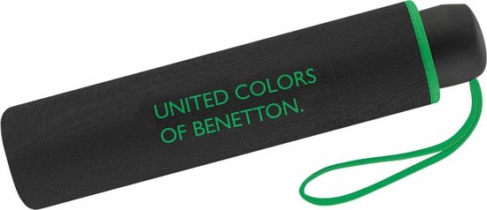 United Colors of Benetton Parapluie Super Mini - Pliable - Ø 95 cm - Noir