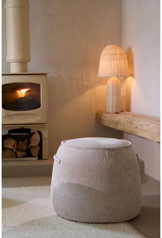 Light & Living Tabouret Sibiu - Marron - Ø50x40cm -.