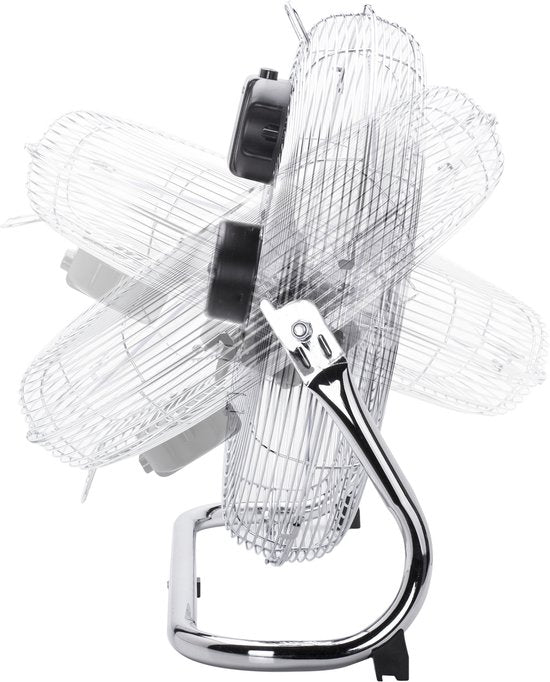 Ventilateur de sol 40 cm - 3 Vitesses - Ventilateur de caisson - Inclinaison 130° - Métal - Tristar VE-5936