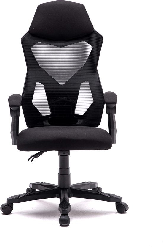 Chaise pivotante Fresno - chaise gaming - noir