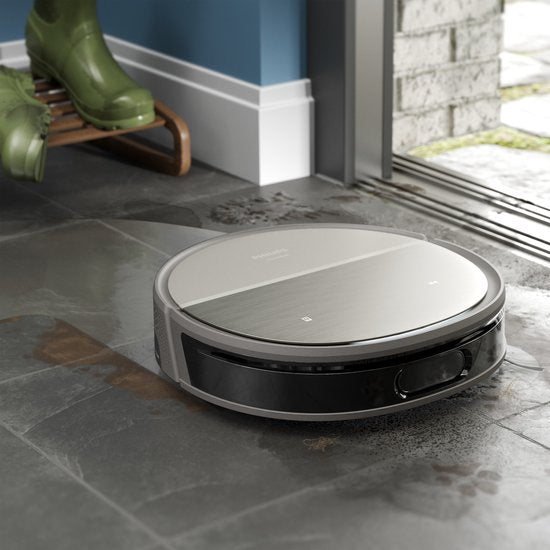 Robot aspirateur avec station d'accueil tout-en-un - PHILIPS - XU9100/10 - série 9000 - 8000 Pa - ≤ 66 dB - Métal gris
