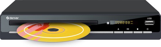 Lecteur DVD Denver avec HDMI - Supporte le Full HD - Lecteur CD - Décodeur Dolby Digital - Coax / Scart / USB - DVH7787