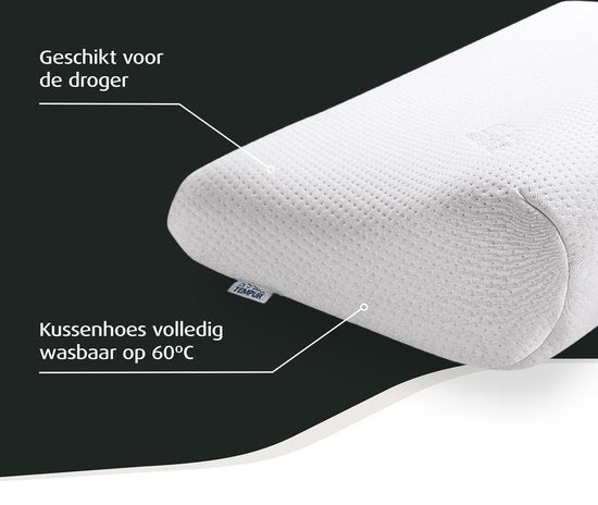 TEMPUR® Millennium™ Pillow - Oreiller en mousse à mémoire de forme - 64x32x11/6 cm - Dormeur latéral et dorsal
