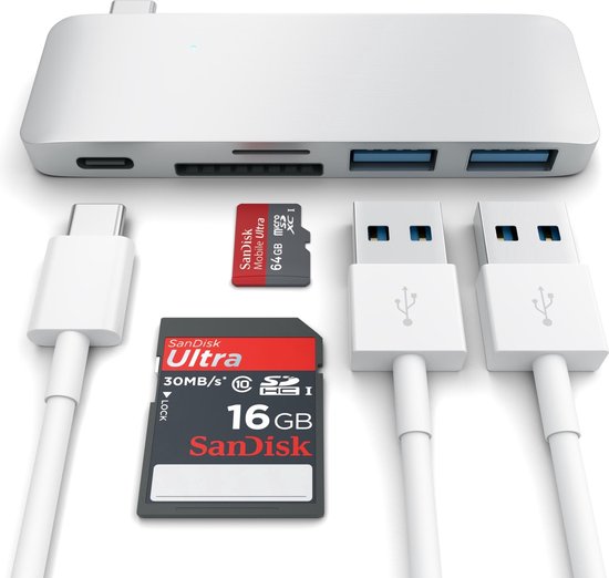 Hub USB Type-C - Satechi - Argent