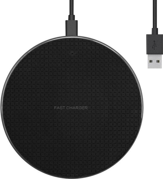The Life Style Goods - Chargeur sans fil 10W - Câble inclus - Chargeur sans fil - Chargeur rapide - iPhone et Samsung