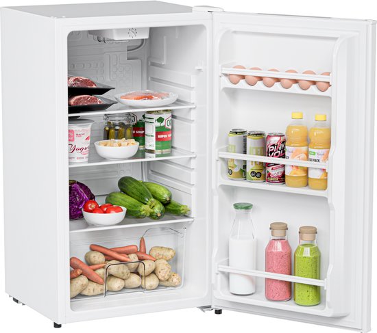 KitchenBrothers Réfrigérateur - 92L - Modèle de table - Glacière - Frigo - Pose libre - Blanc