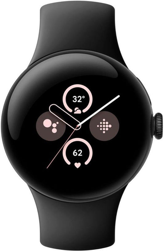 Google Pixel Watch 2 - Smartwatch, suivi santé et fitness, étanche 5 ATM, Obsidian