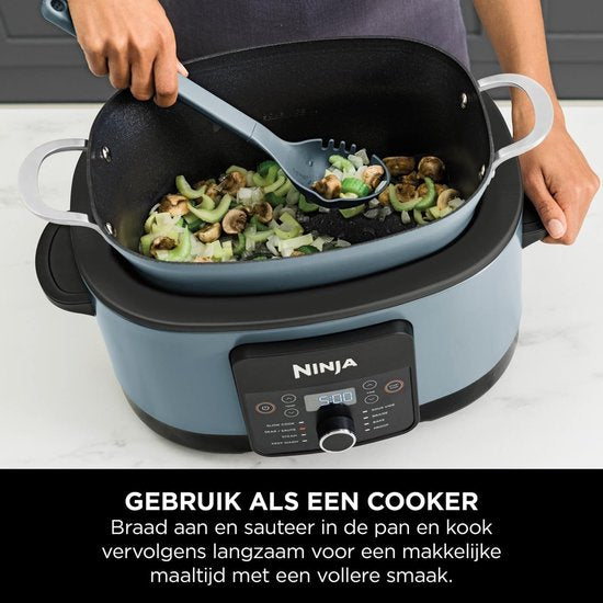 Ninja Foodi PossibleCooker PRO 8-in-1 Mijoteuse et Multicuiseur - 8 litres - Fonction maintien au chaud - Poêle résistant au four - MC1001EU