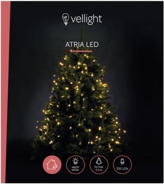 Vellight ATRIA, éclairage de Noël pour arbres jusqu'à 2,4 m, blanc chaud, enchantement à l'intérieur et à l'extérieur