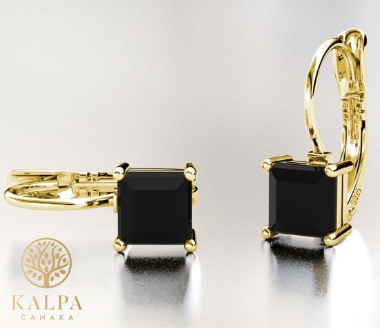 Boucles d'oreilles avec cristaux Kalpa Camaka - Yolora - Couleur or