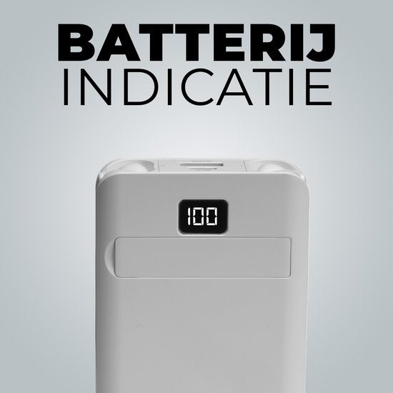 Denver Powerbank avec écouteurs sans fil - 2-en-1 - 5 000 mAh - écouteurs Bluetooth sans fil - Convient pour iPhone et Samsung, entre autres - PWE5001W