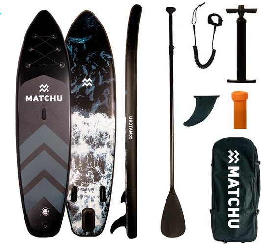 Matchu - SUP board - Aqua Camo - Stand up paddle board - 320x81x15 - Gonflable
