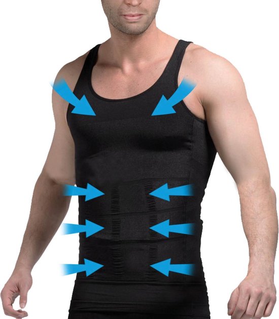 Gilet correcteur de silhouette - Homme - Noir