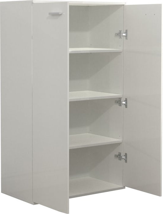 Armoire nursery - armoire de rangement pratique 120 cm de haut 4 compartiments de rangement