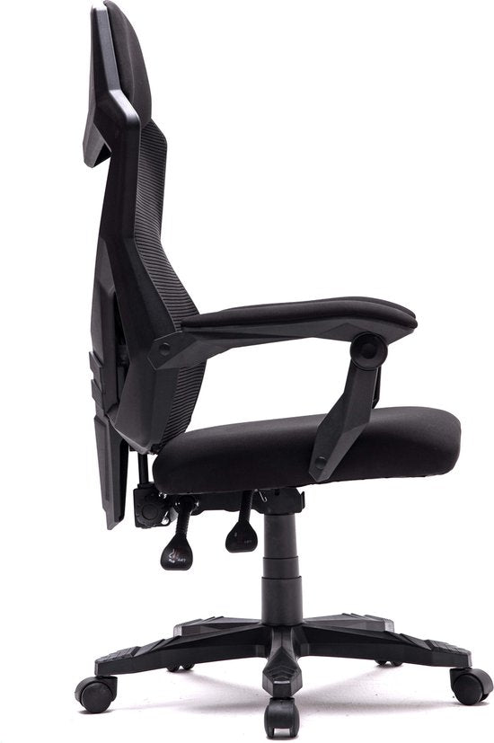 Chaise pivotante Fresno - chaise gaming - noir