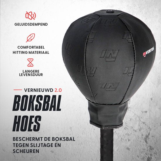 Inventus Extreme Reflex Boxing Pole V2 - Cobra Boxing Ball - Machine de boxe - Boxe et entraînement - Debout / Adultes - Réglable de 150 à 200 cm