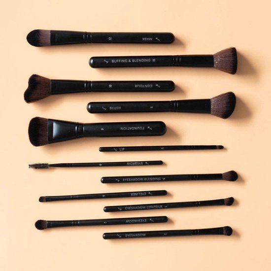 Eco By Sonya - Superior Vegan Brush Collection - 12 pièces