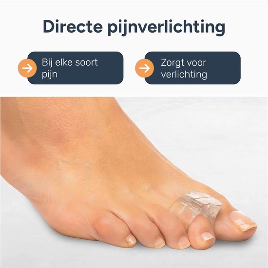 Alyze Toe Spread Silicon - 2 Pieces - Hallux Valgus Corrector - Toe Protector - Toe Spreaders - Toe Corrector - Hammer Toe Brace - Personal Care