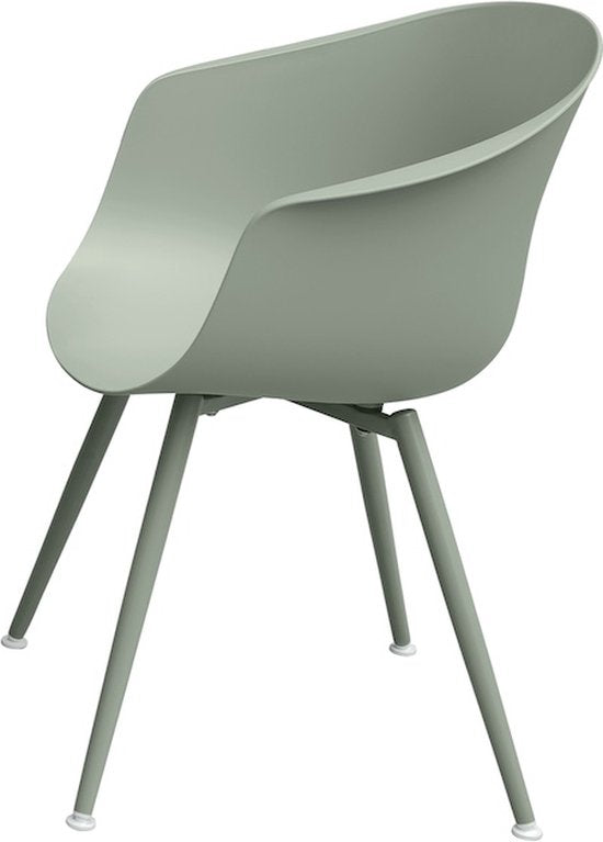 Feel Home - Siège baquet de luxe pour l'extérieur - Gris MOSS - Lot de 2 pièces