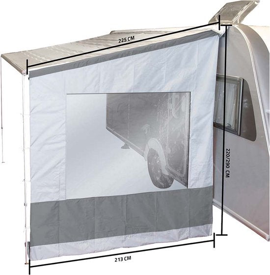 Bo-Camp - Paroi latérale pour auvent - Universel - 2