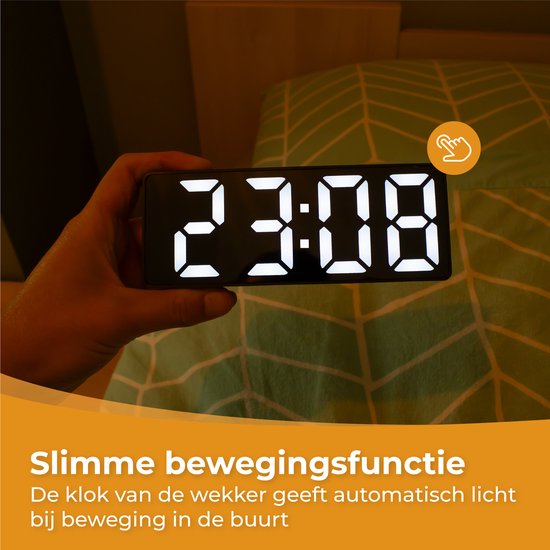 Réveil Numérique LED Nuvance – Horloge Digitale Moderne pour Enfants et Adultes