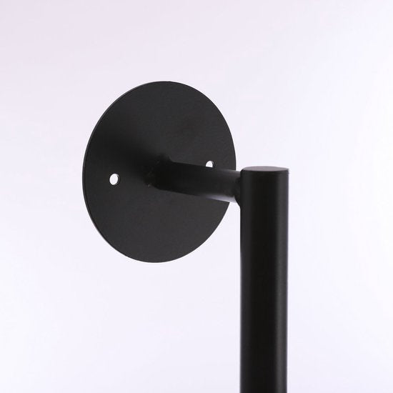 Mica Decorations Perry Wall Rack - L30 x L23 x H80 cm - Métal - Noir
