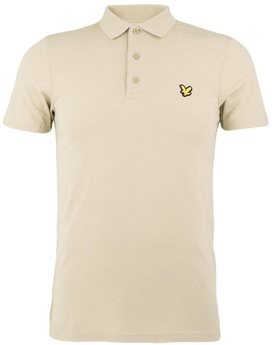 Lyle and Scott Sport SS Polo Hommes Beige 2XL