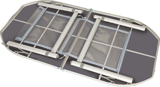 Bo-Camp - Table - Ovale - Modèle valise - 150x80 cm