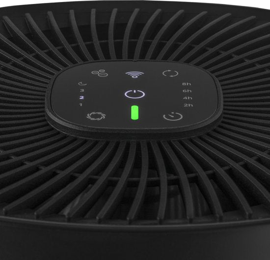 Purificateur d'air intelligent Duux Bright - Purificateur d'air avec filtre HEPA et ioniseur - Purificateur d'air avec capteur et indicateur de qualité de l'air