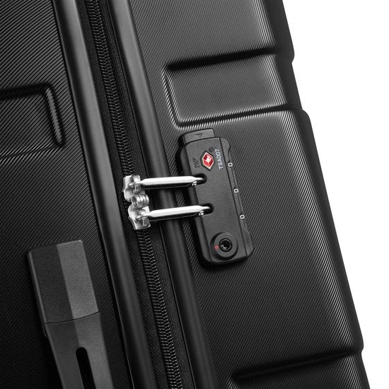 Set de valises Now - Delsey Paris x United Colors Of Benetton - 3 pièces - Bagage à main 34L + bagage à main 65L et 93L - Noir