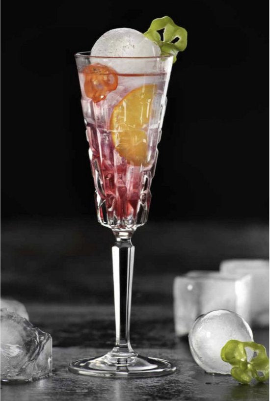 RCR Etna Flûte à Champagne 19 Cl - 6 Pièces