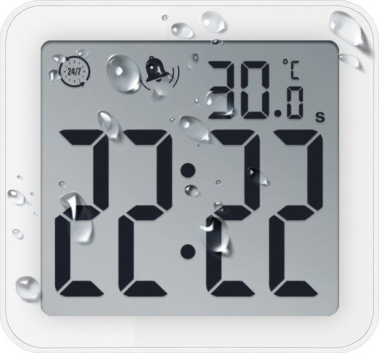 VAIVE Shower Timer Waterproof - Minuteur de douche - Sablier de douche - Horloge - Minuteur de douche